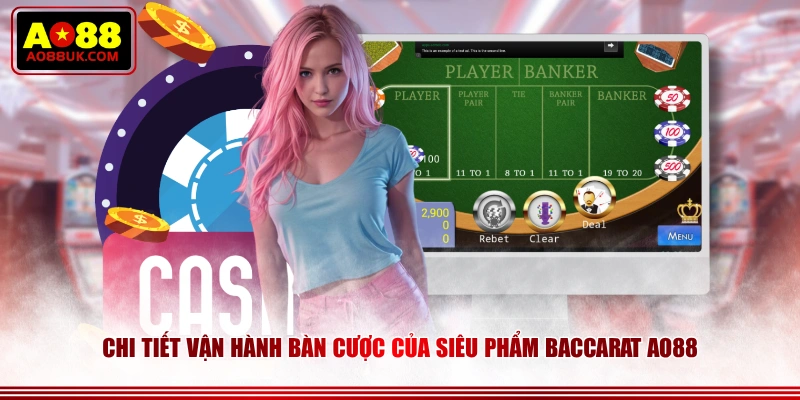 Chi tiết vận hành bàn cược của siêu phẩm Baccarat AO88
