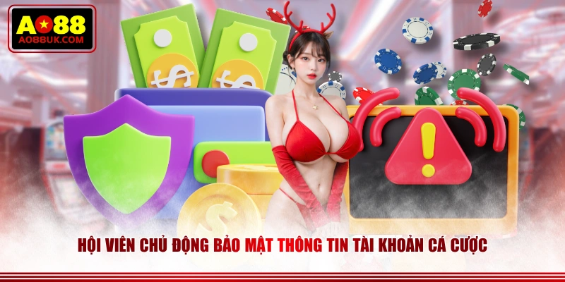 Hội viên chủ động bảo mật thông tin tài khoản cá cược
